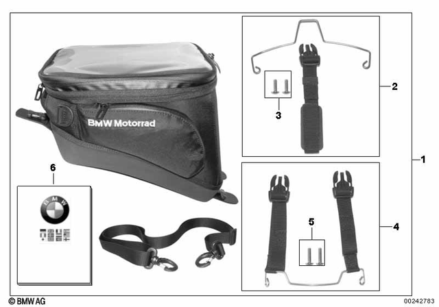 BMW Motorrad Tank Bag K1600