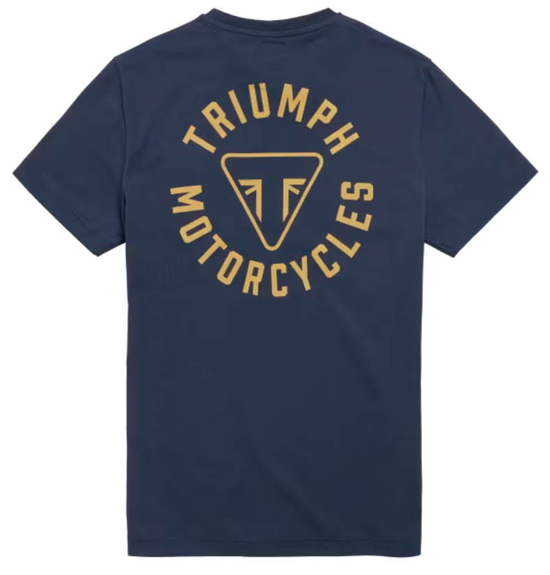 Triumph Newlyn Ring Logo Blue T-shirt