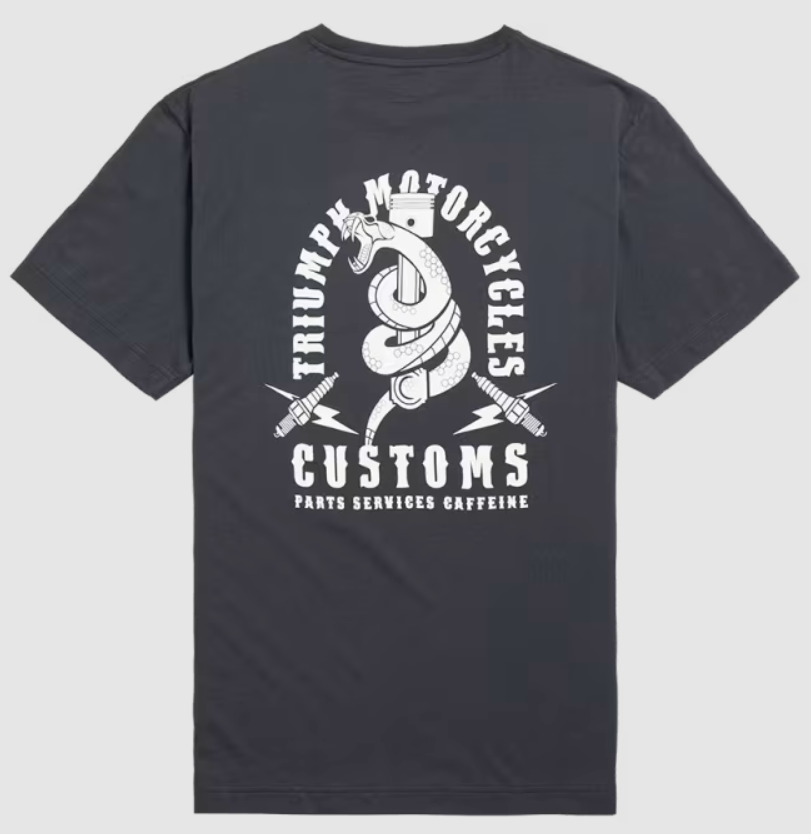 Triumph Snake Pit Graphic T-shirt in Black