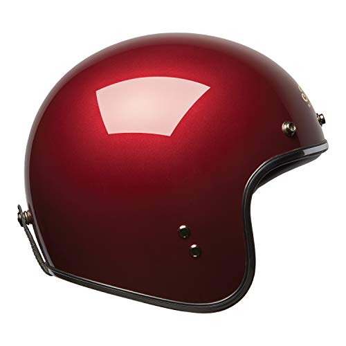 Indian Motorcycle Open Face Retro Helmet - Red