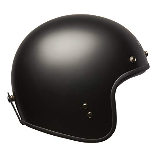 Indian Motorcycle Open Face Retro Helmet, Matte Black