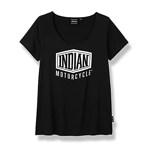 Indian Motorcycle Women's Shield T-Shirt, Black