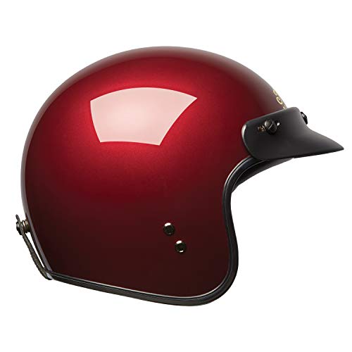 Indian Motorcycle Open Face Retro Helmet - Red