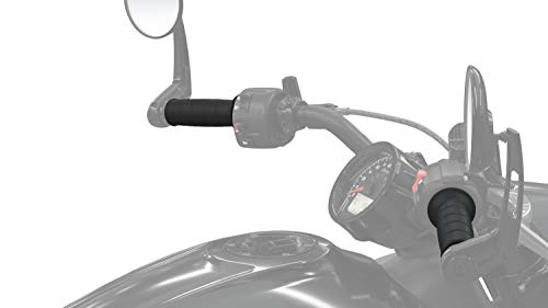 Indian Motorcycle Bar End Mirrors Handlebar Grips in Black, Pair - 2882520-266