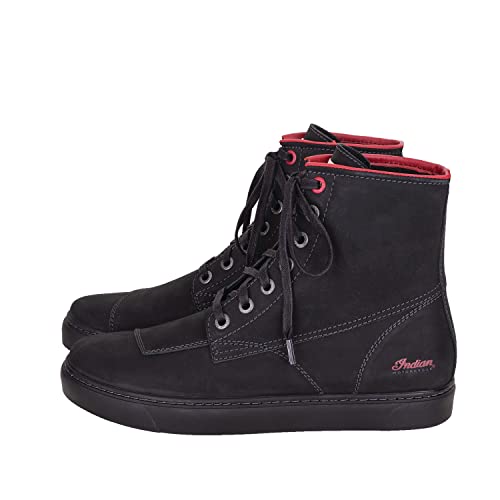 Indian Motorcycle Men's Leather Bryant Sneaker, Black