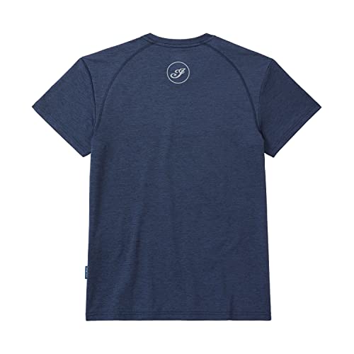 Indian Motorcycle Men's Raglan Active T-Shirt, Blue