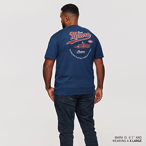Indian Motorcycle Men's Streamliner T-Shirt, Blue