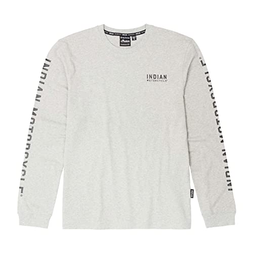 Indian Motorcycle Men's Athlete Long Sleeve T-Shirt, Gray