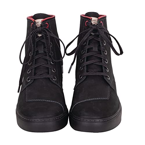 Indian Motorcycle Men's Leather Bryant Sneaker, Black