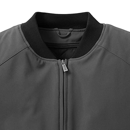 Indian Motorcycle Men's Detroit Bomber Jacket, Gray - 2862636