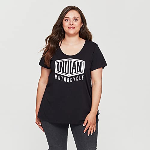 Indian Motorcycle Women's Shield T-Shirt, Black