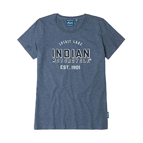 Indian Motorcycle Women's Block Logo Graphic T-Shirt, Blue