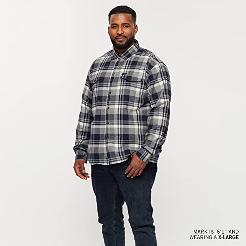 Indian Motorcycle Men's Toledo Plaid Shirt, Blue