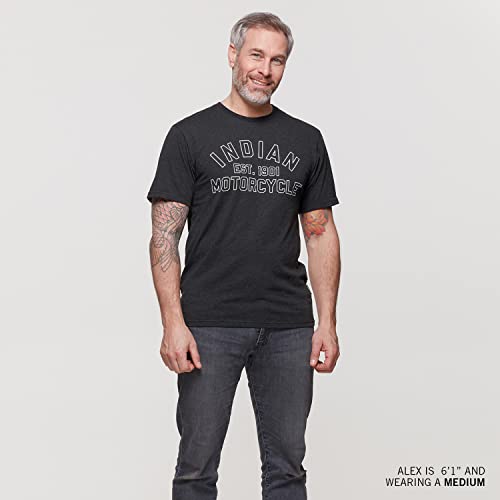 Indian Motorcycle Men's Est.1901 Marl T-Shirt, Black