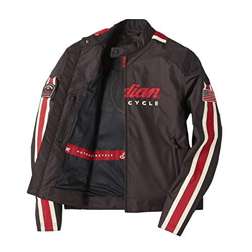 Indian Motorcycle Men's Textile 1901 V2 Jacket, Black - 2860957