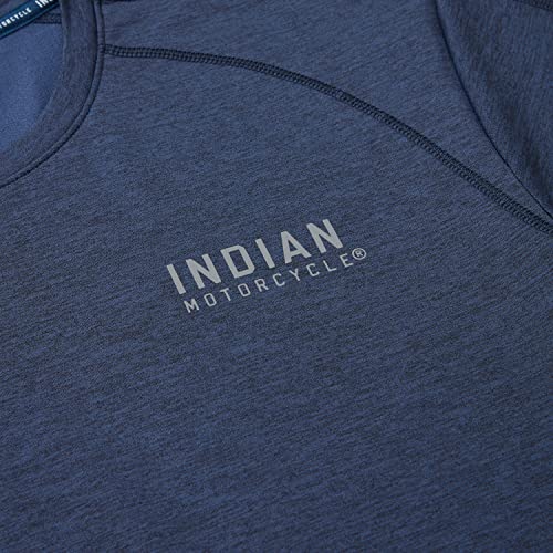 Indian Motorcycle Men's Raglan Active T-Shirt, Blue