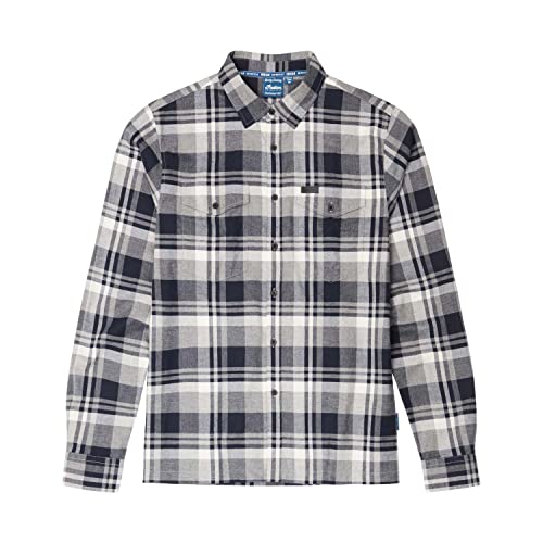 Indian Motorcycle Men's Toledo Plaid Shirt, Blue