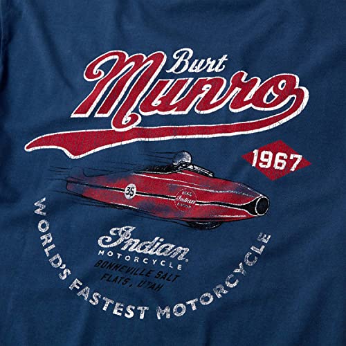 Indian Motorcycle Men's Streamliner T-Shirt, Blue