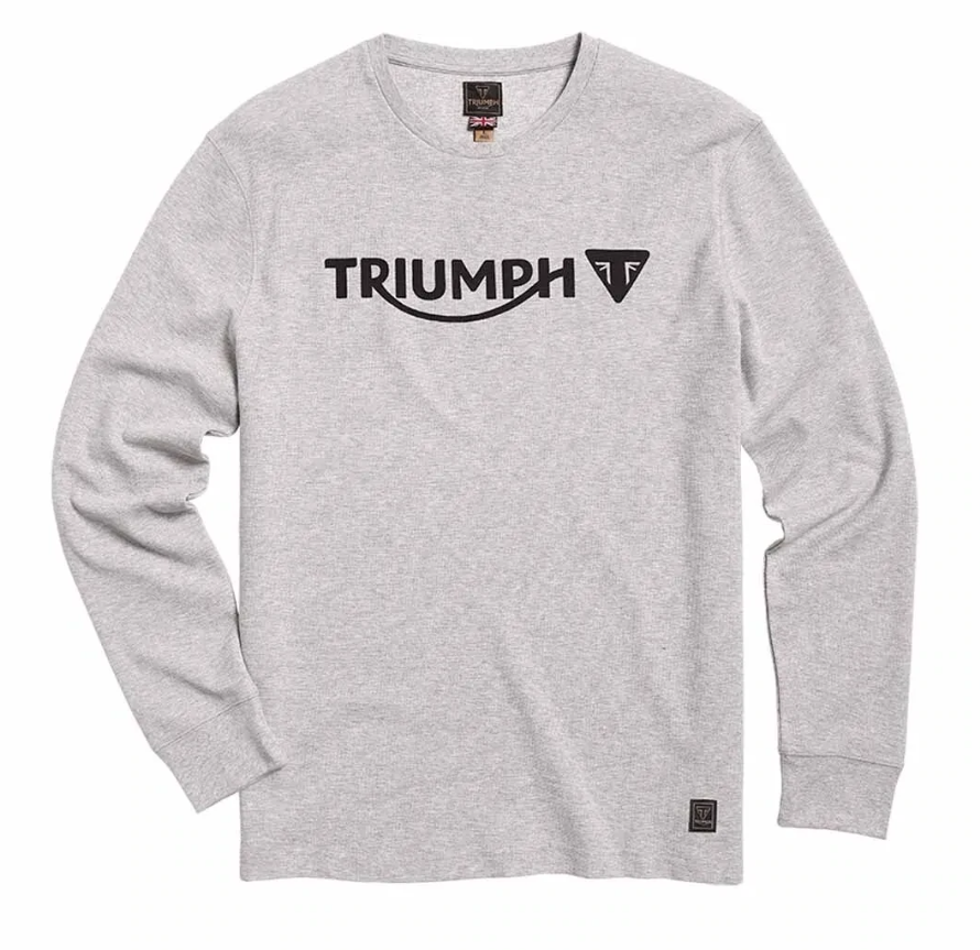 Triumph Bettmann Gray Waffle Tee