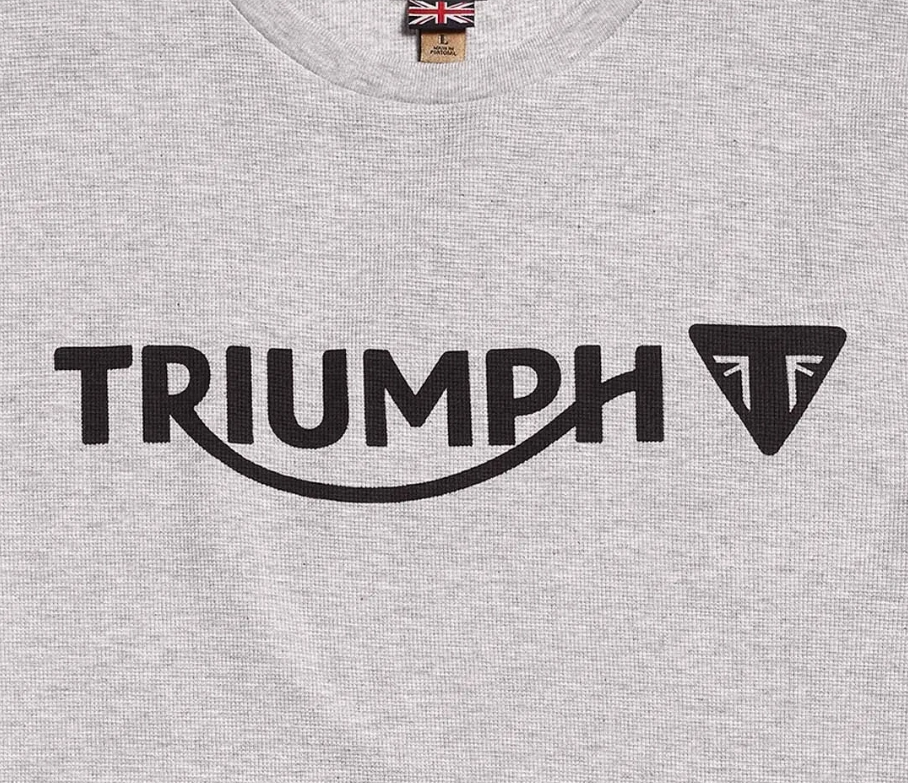 Triumph Bettmann Gray Waffle Tee