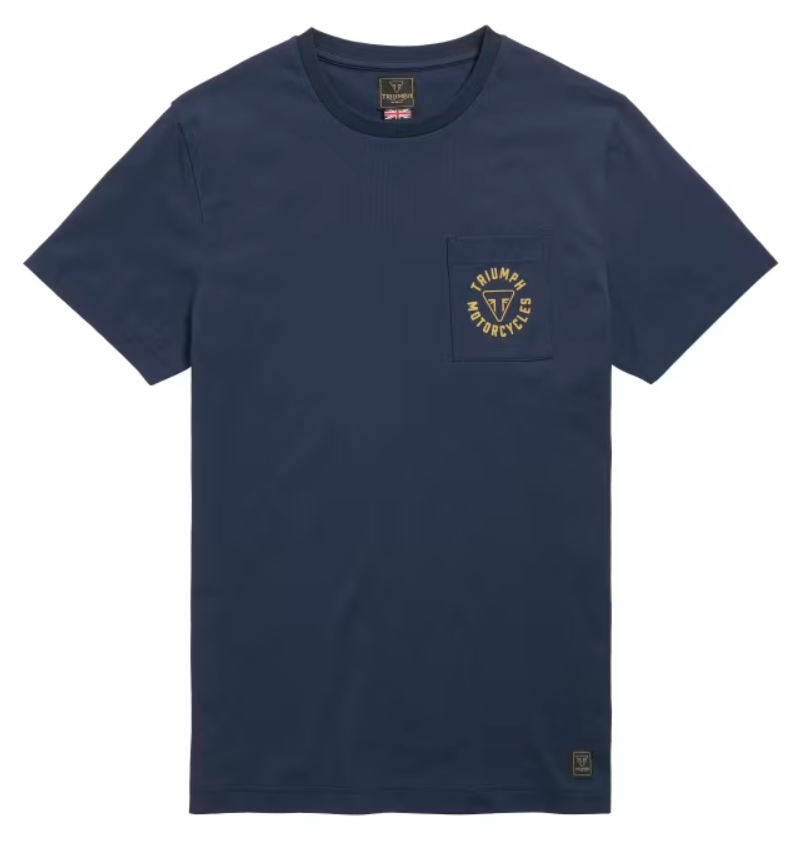 Triumph Newlyn Ring Logo Blue T-shirt 