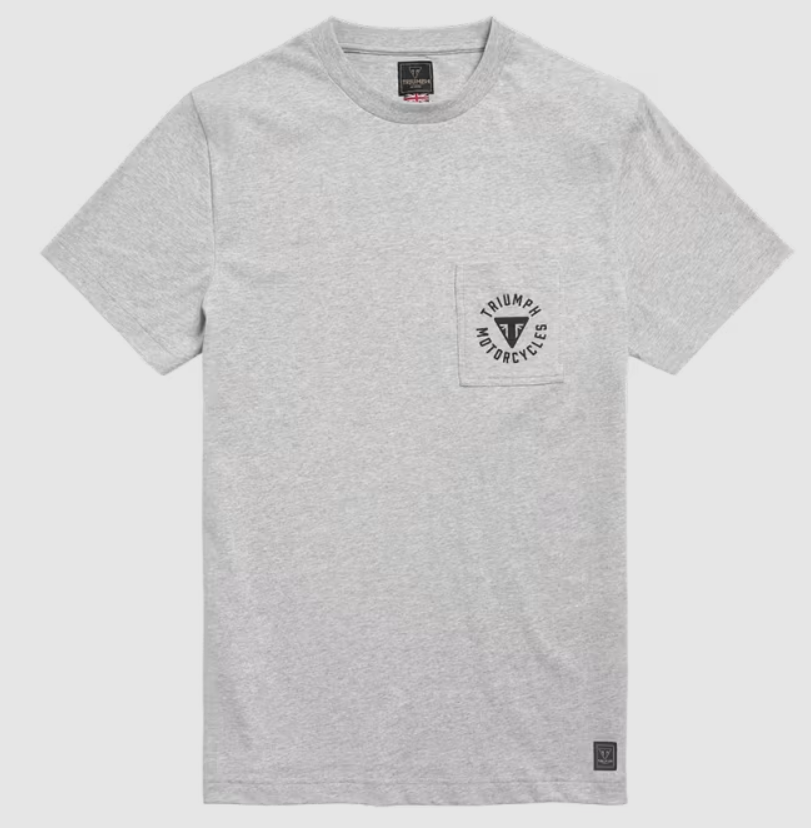 Triumph Newlyn Ring Logo Grey T-shirt