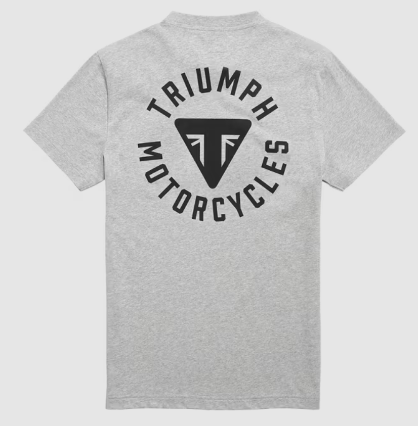 Triumph Newlyn Ring Logo Grey T-shirt