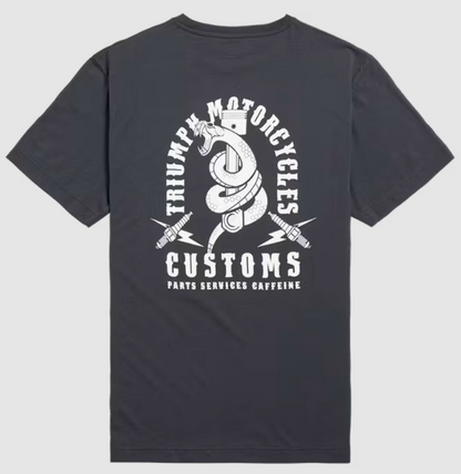 Triumph Snake Pit Graphic T-shirt in Black