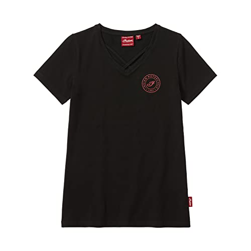 Indian Motorcycle Women's Glitter Graphic T-Shirt, Black