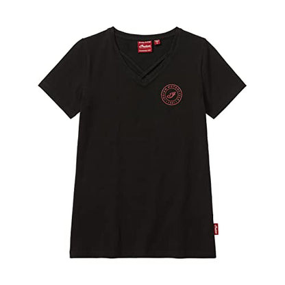 Indian Motorcycle Women's Glitter Graphic T-Shirt, Black