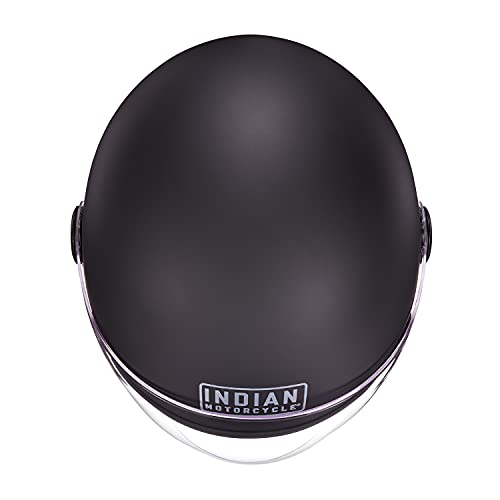 Indian Motorcycle Unisex Matte Jet Helmet, Black