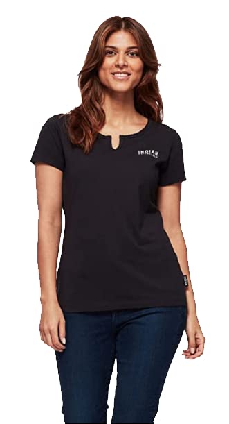 Indian Motorcycle Women's I Icon Print T-Shirt, Black