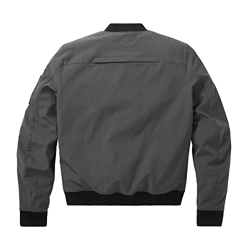 Indian Motorcycle Men's Detroit Bomber Jacket, Gray - 2862636