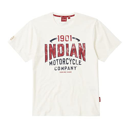 Indian Motorcycle Men's 1901 T-Shirt, White