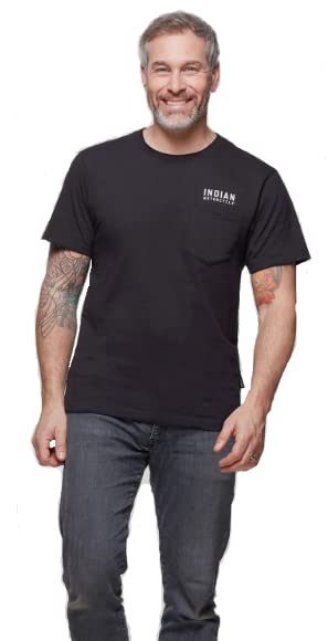 Indian Motorcycle Men's Circle T-Shirt, Black