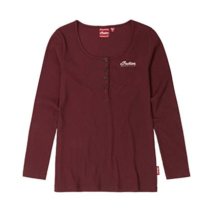 Indian Motorcycle Women's Spirit Lake Long Sleeve T-Shirt, Port