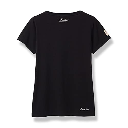 Indian Motorcycle Women's Script Logo T-Shirt, Black