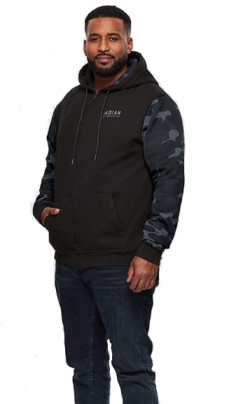 Indian Motorcycle Men's IMC Camo Hoodie, Black - 2862899