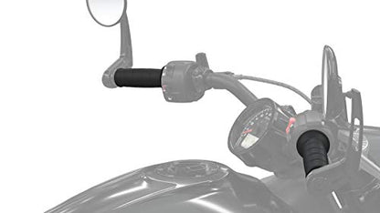 Indian Motorcycle Bar End Mirrors Handlebar Grips in Black, Pair - 2882520-266