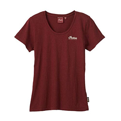 Indian Motorcycle Women's Motorcycle T-Shirt, Red