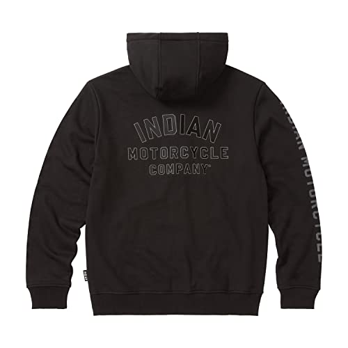 Indian Motorcycle Men's Embroidered Hoodie, Black - 2862766