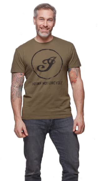 Indian Motorcycle Men's Icon T-Shirt, Khaki