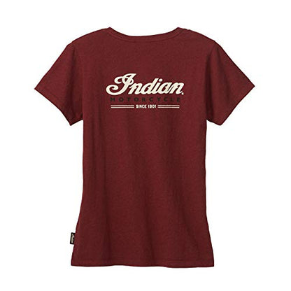 Indian Motorcycle Women's Motorcycle T-Shirt, Red