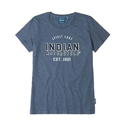 Indian Motorcycle Women's Block Logo Graphic T-Shirt, Blue