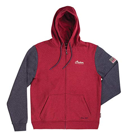 Indian Motorcycle Men's Legend Hoodie Sweatshirt, Red