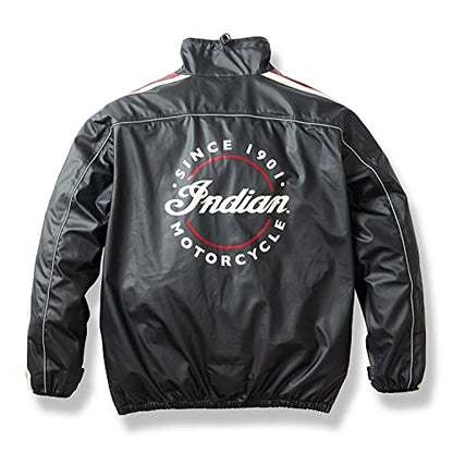 Indian Motorcycle Unisex Rain Suit Jacket, Black - 2861676