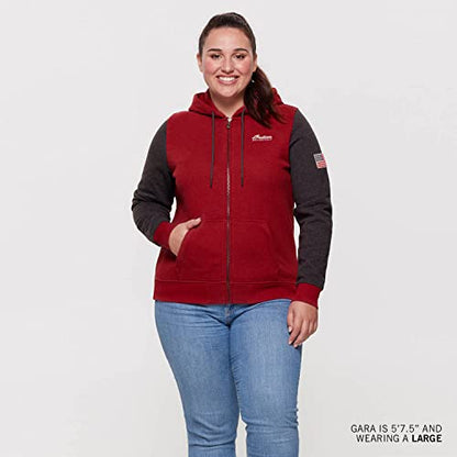 Indian Motorcycle Women's Icon Hoodie, Red - 2862779