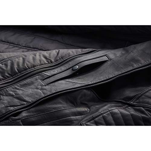 Indian Motorcycle Men's Leather Denton Jacket, Black - 2860653