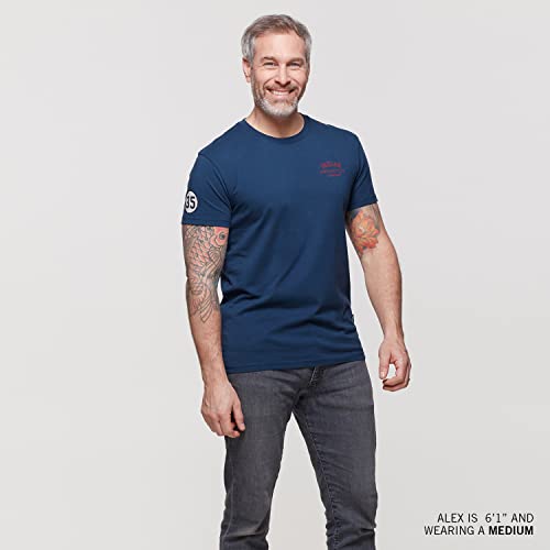Indian Motorcycle Men's Streamliner T-Shirt, Blue