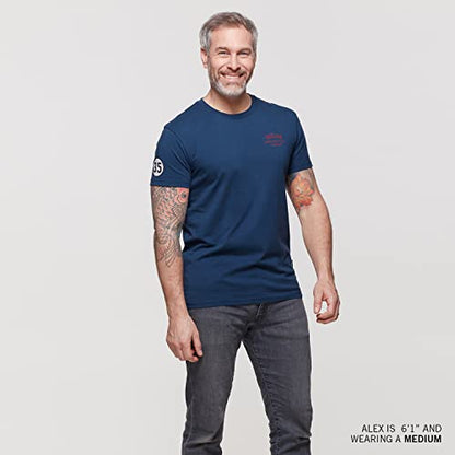 Indian Motorcycle Men's Streamliner T-Shirt, Blue